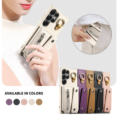 Samsung S25Ultra wallet phone case metal plating