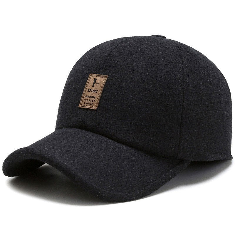 Autumn/Winter Men's Korean Baseball Cap: Large Brim, Casual, Trendy, and Versatile