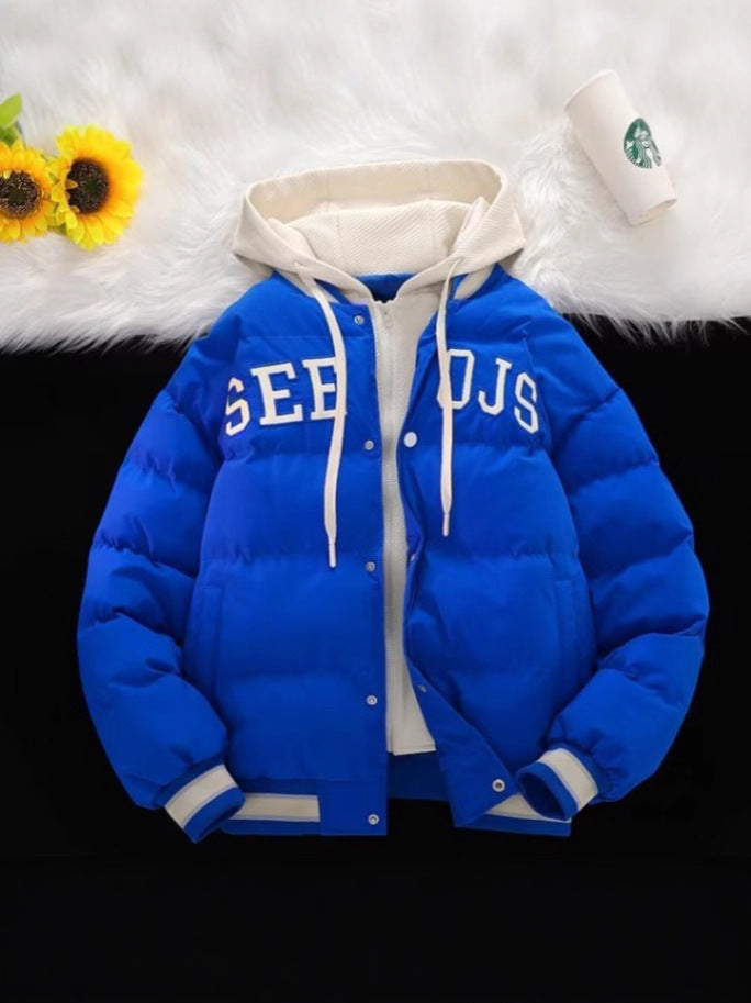 Men's hooded tracksuit for autumn and winter