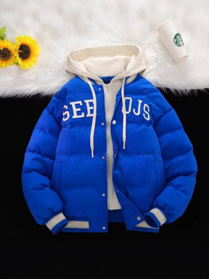 Men's hooded tracksuit for autumn and winter