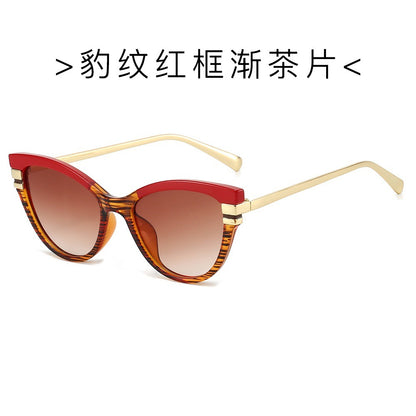 Trendy retro cat eye sunglasses