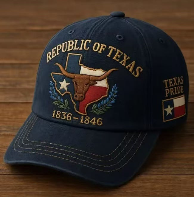 Baseball Cap with 3D Hot-Stamped Logo