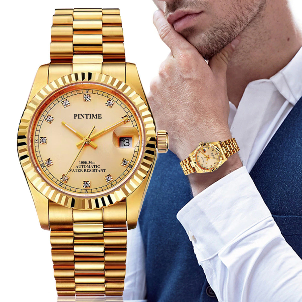 PINTIME Prestige Automatic Business Watch