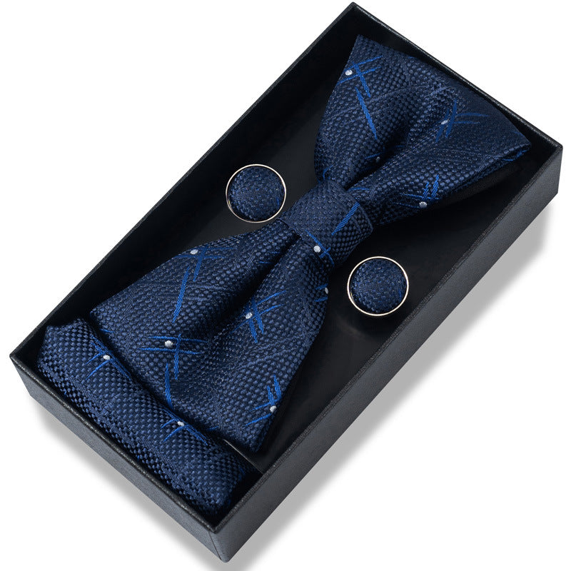 Striped Bow Tie Gift Set