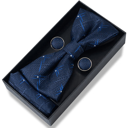 Striped Bow Tie Gift Set