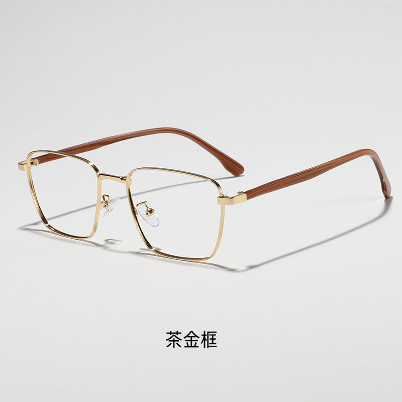 Stylish square frame, gold wire design