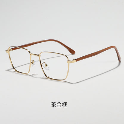 Stylish square frame, gold wire design