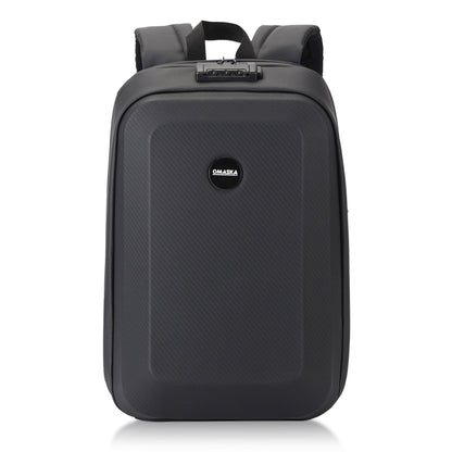 Men's Hard Shell Backpack - Business Casual Commuter Computer Bag