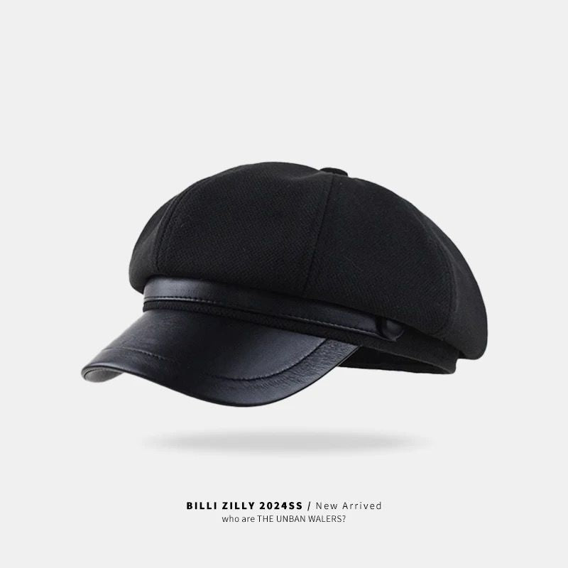 Korean Retro Octagonal Beret Hat