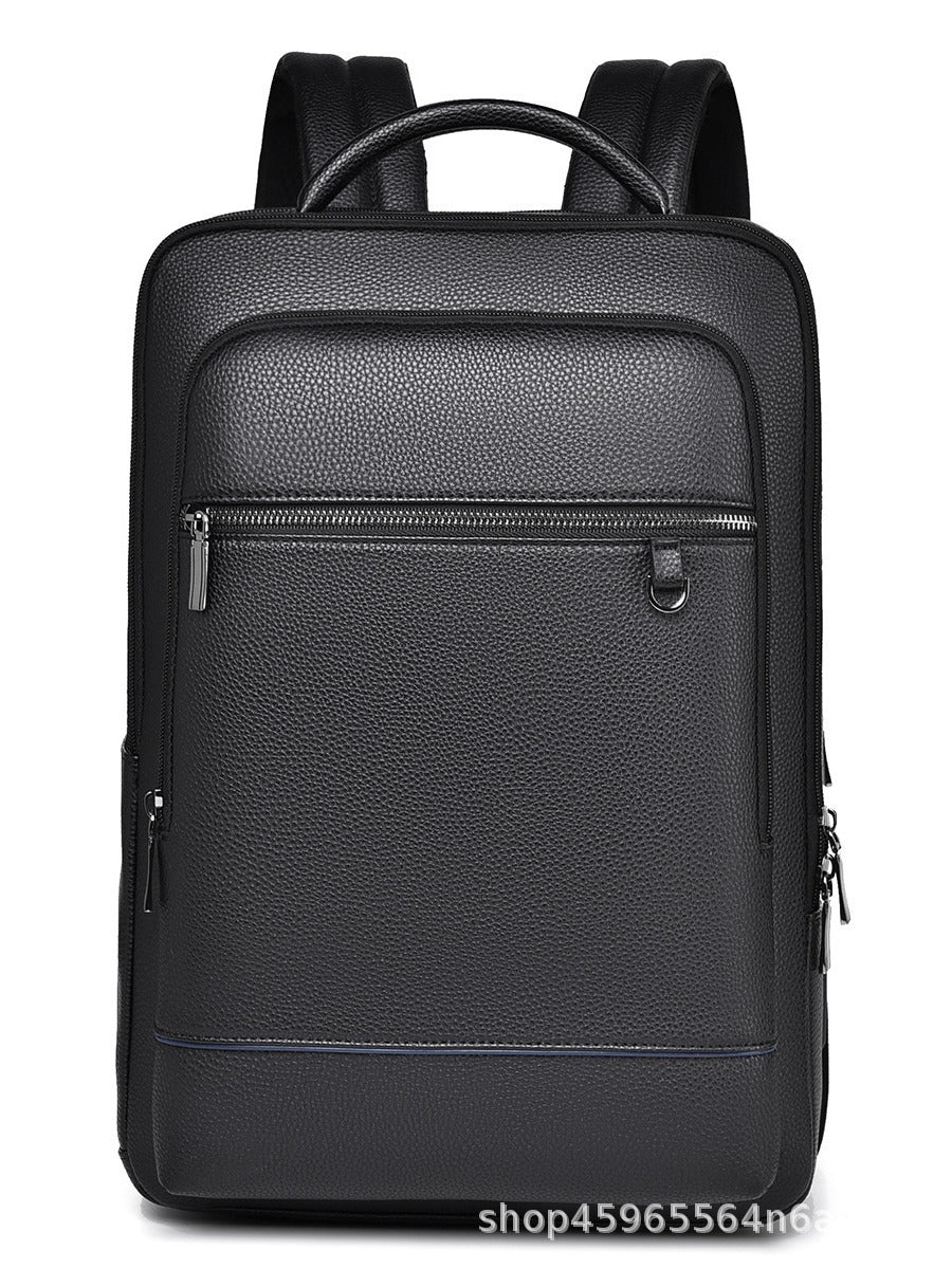 New backpack men's business advanced computer bag backpack large capacity fashion business trip travel bag trendy school bag