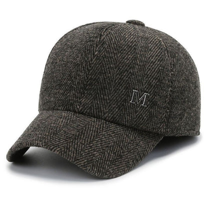 Autumn/Winter Men's Korean Baseball Cap: Large Brim, Casual, Trendy, and Versatile