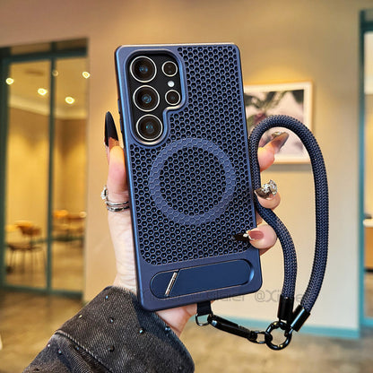 Magnetic Stand Case for Galaxy S25 Ultra / S25 Plus / S24