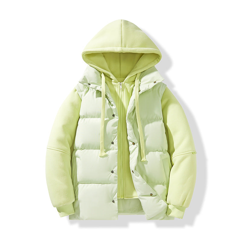 Winter New Couple Hooded Cotton Jacket
