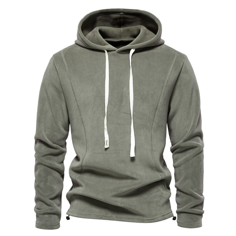 Men's  half-zip fleece sweatshirt