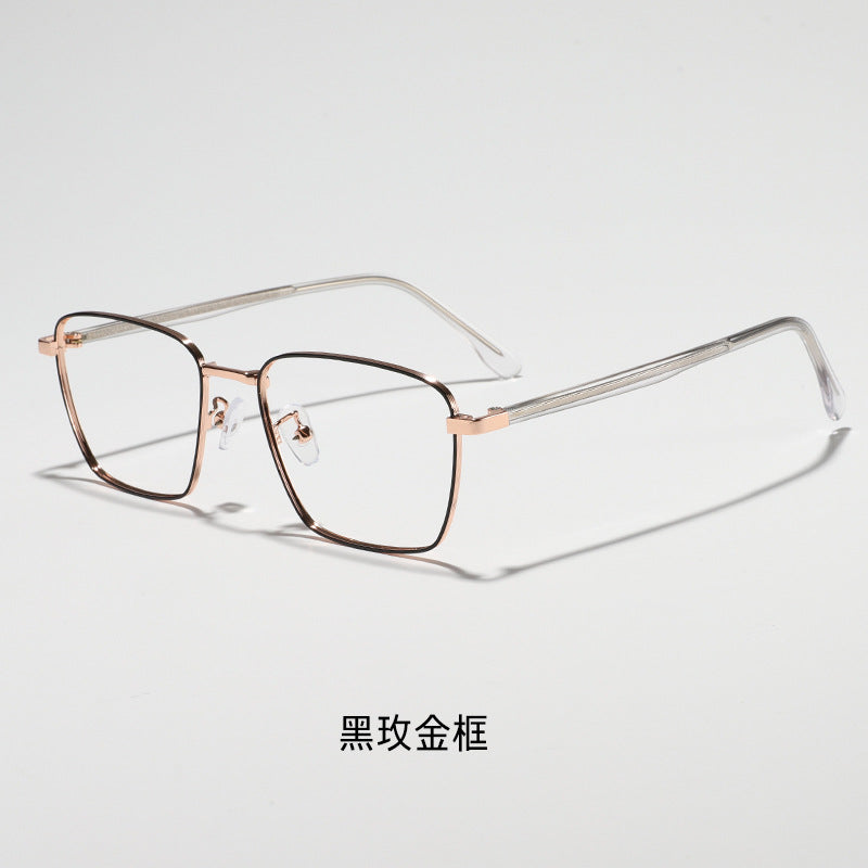 Stylish square frame, gold wire design