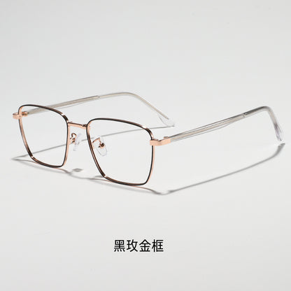 Stylish square frame, gold wire design