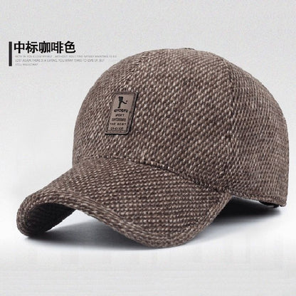 Autumn/Winter Men's Korean Baseball Cap: Large Brim, Casual, Trendy, and Versatile