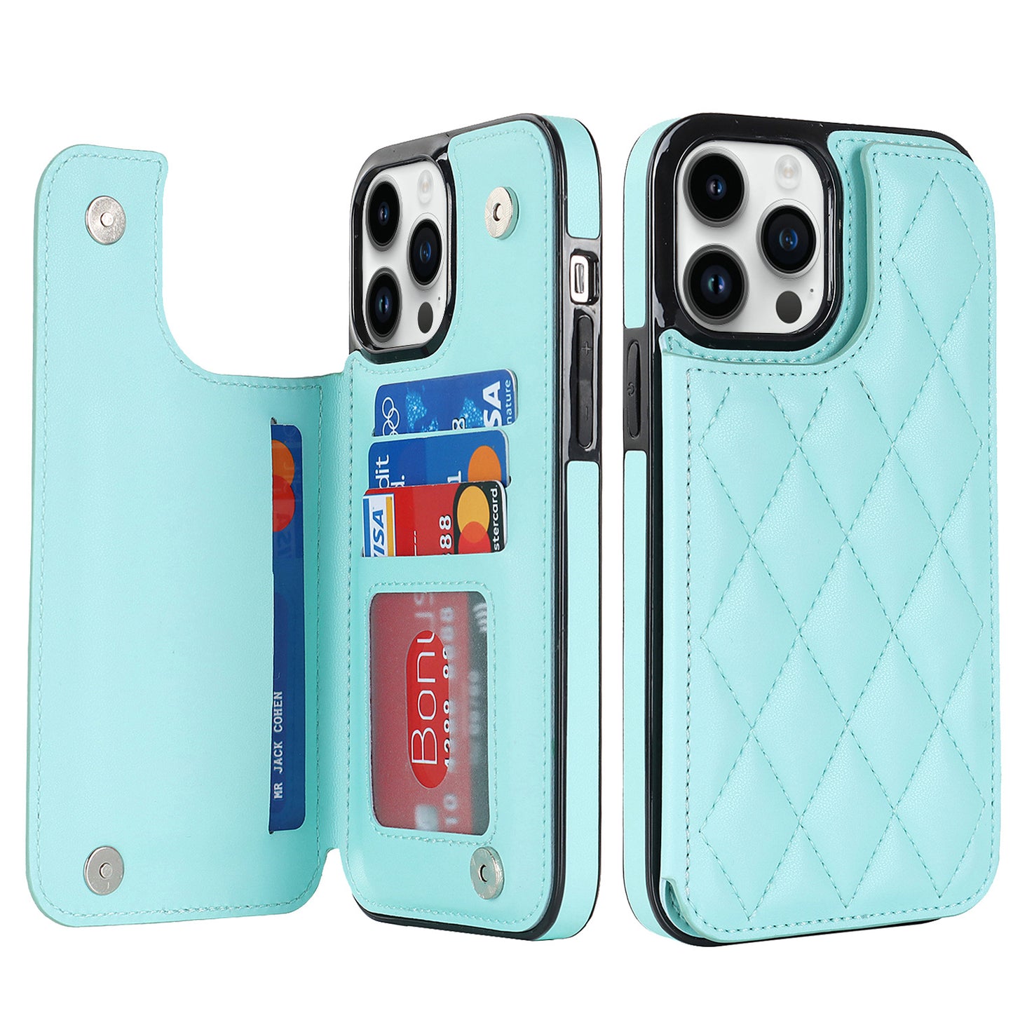 Aroma Buckle Sheep skin Series  Double-Buckle Fragrance Case for iPhone