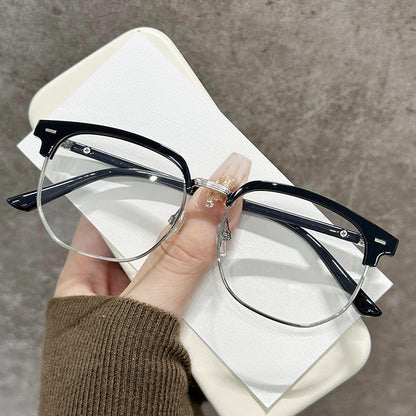 Flora Guard Anti-Blue Light Semi-Frame Glasses