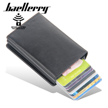 Baellerry new men's card holder aluminum case