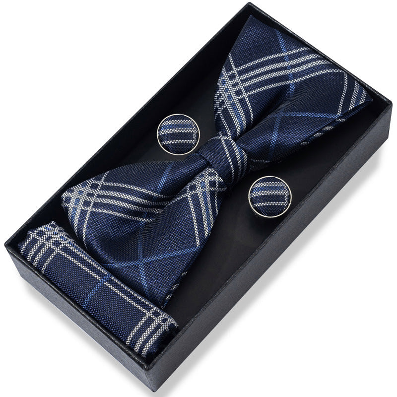 Striped Bow Tie Gift Set