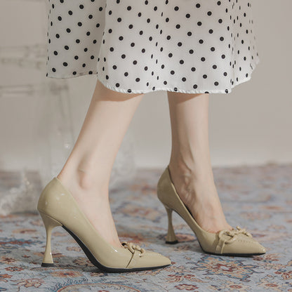 Paris Élite Patent Horse bit Stiletto Pumps