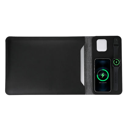 5-in-1 wireless charging sleeve bag