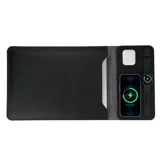 5-in-1 wireless charging sleeve bag