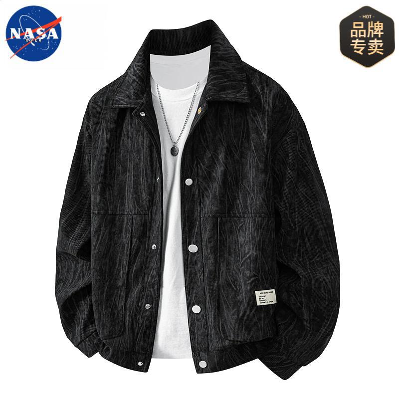NASA Premium Tie-Dye Corduroy Casual Lapel Jacket