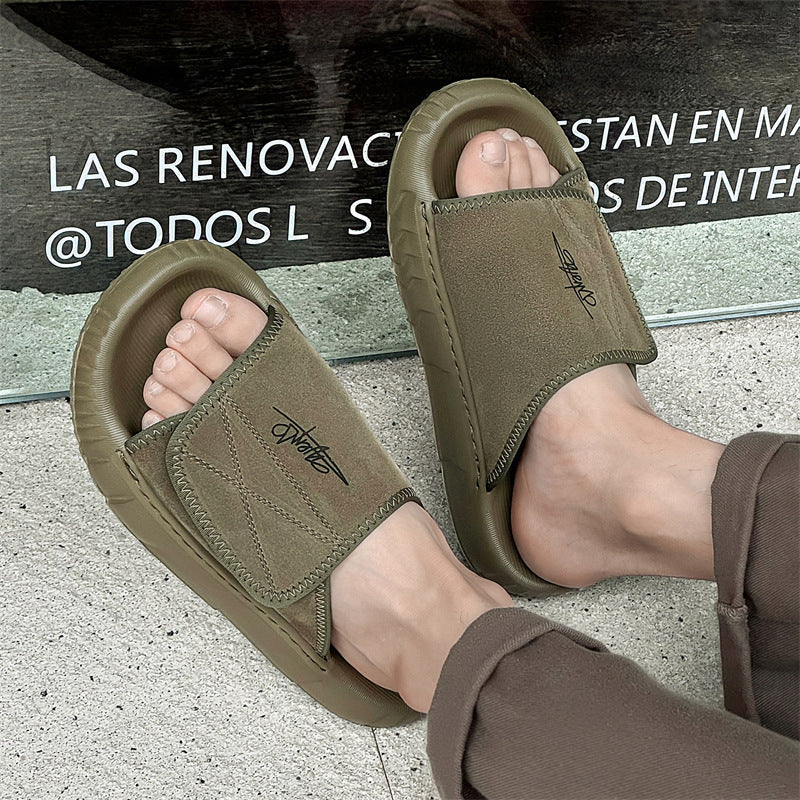 Aqua Flex Pro Outdoor Anti-Suede Velcro Beach Sandals