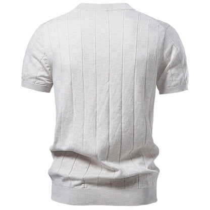 Men's premium Euro cotton/wool crew-neck sweater