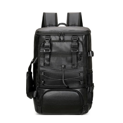Leather Outdoor Adventure Backpack
