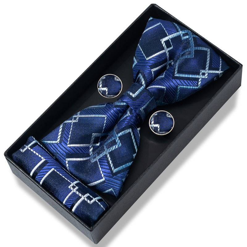 Striped Bow Tie Gift Set