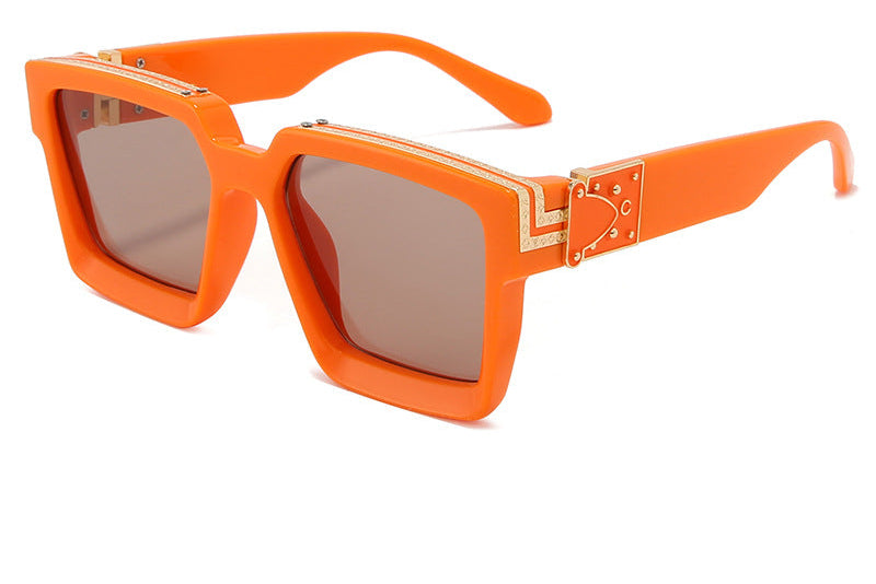 Cross-border new European and American square sunglasses