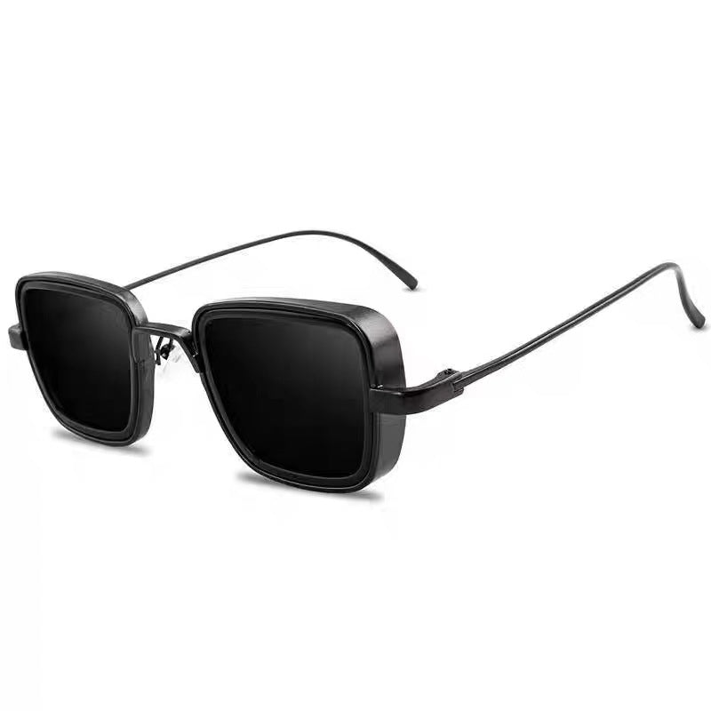Retro Thick Rim Metal Trend Men's Sunglasses