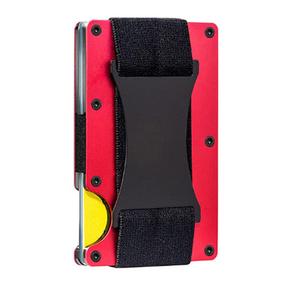 Carbon Fiber Metal Card Holder Wallet  RFID Anti-Theft