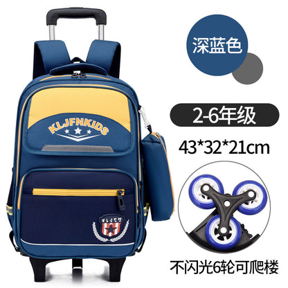 British-Style Primary School Trolley Bag