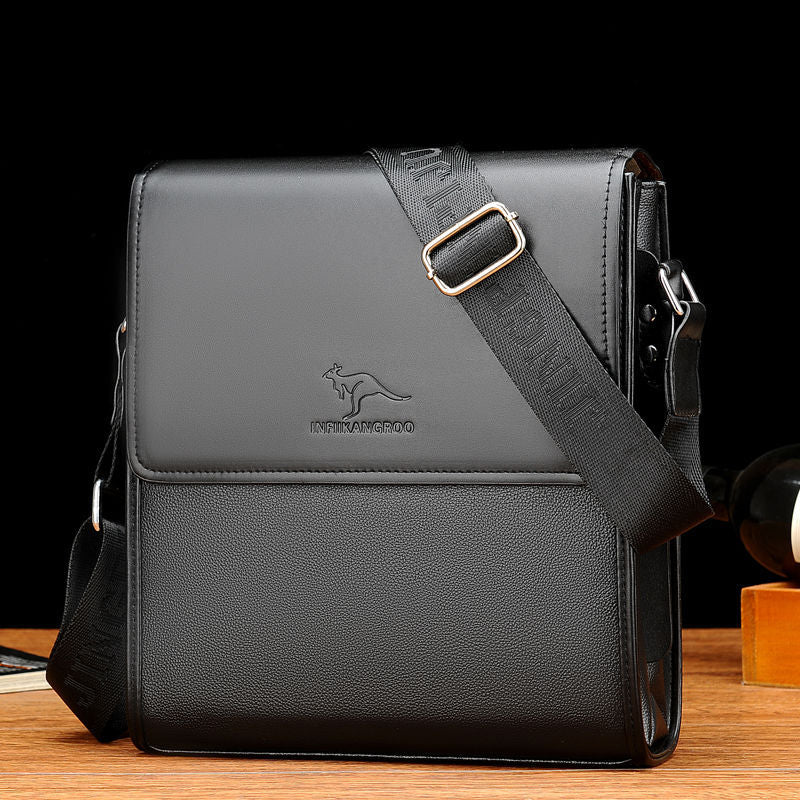 Genuine Leather Texture Shoulder Bag