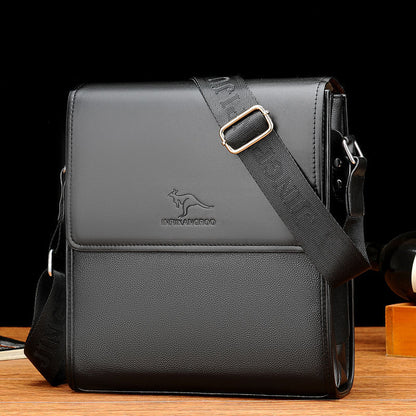Genuine Leather Texture Shoulder Bag