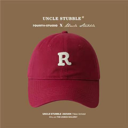Korean R Letter Unisex Cap