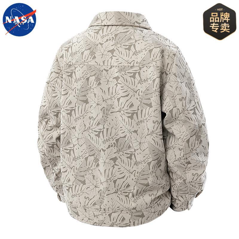 NASA Corduroy Lapel Jacket - Men's Fall Fashion