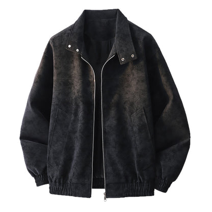 Iron Rider Retro Lapel Leather Jacket