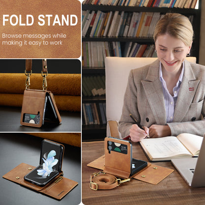 Samsung FlipCross Luxe Leather Wallet Case