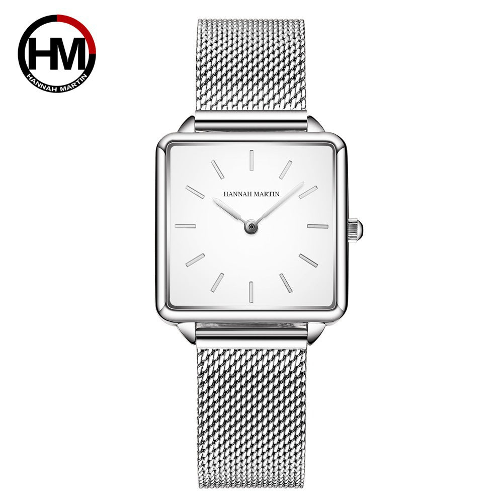 Korean Minimalist Women’s Square Watch