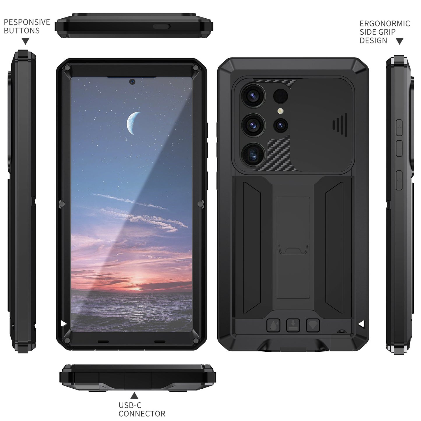 Titan Shield Air Guard Series – Lens Protection Case for Galaxy S23 / S24 Ultra / S25
