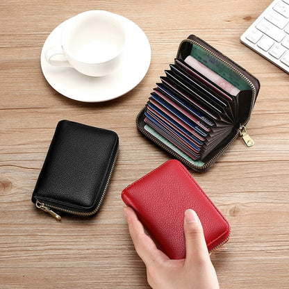 Anti-Degaussing Zipper Wallet f