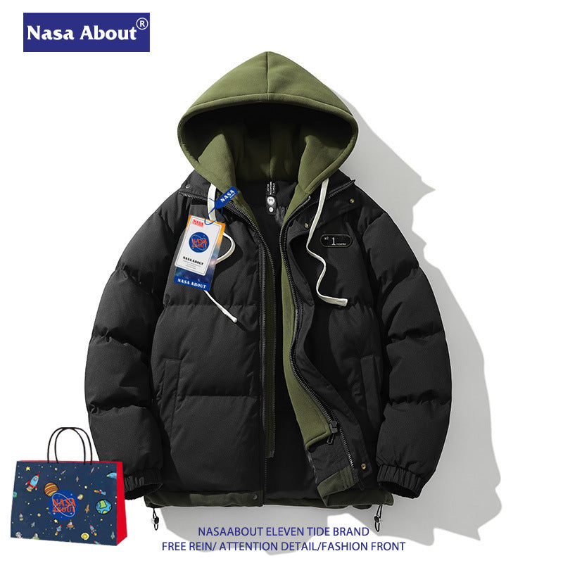AstroTherm NASA Winter Thickened Collar Puffer Jacket