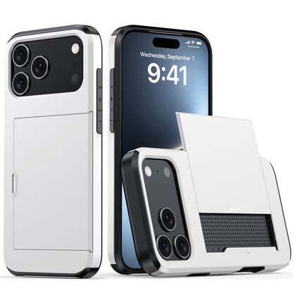 2-in-1 Anti-Drop Wallet Case for iPhone 17 / iPhone 16 / iPhone 15 Pro