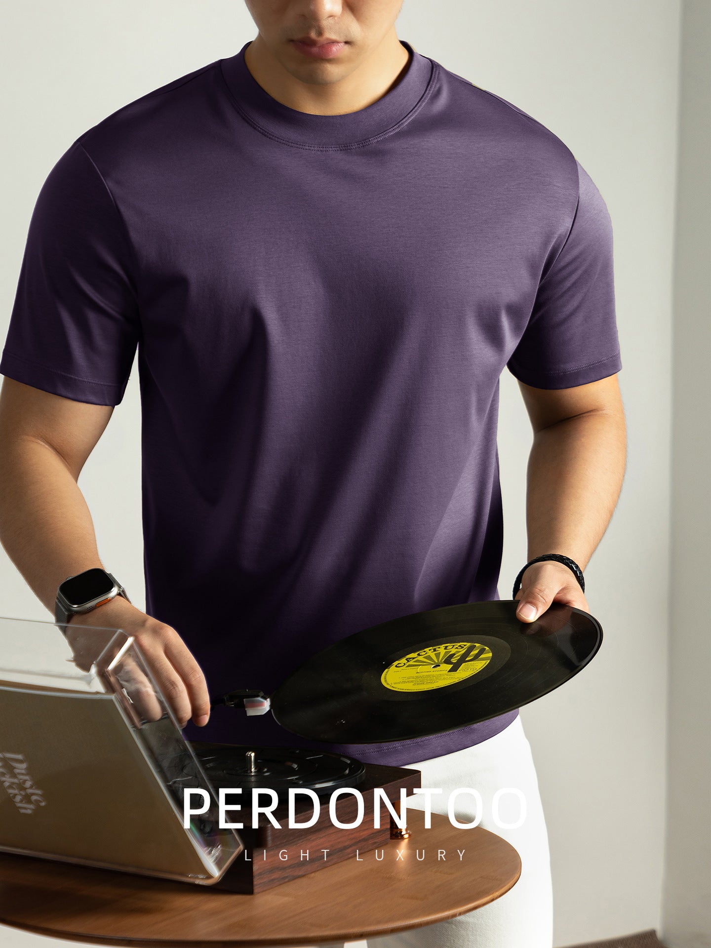Premium 80S Mercerized Cotton Short-Sleeve T-Shirt