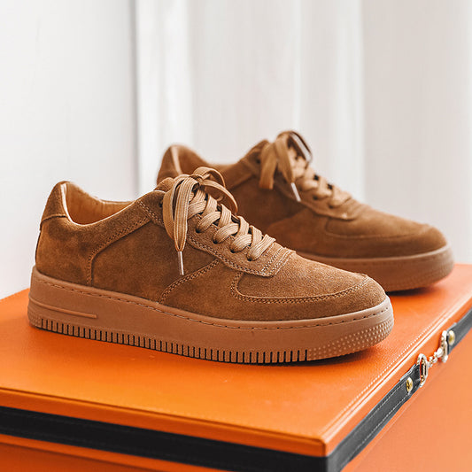 Force One Retro Suede Sneakers